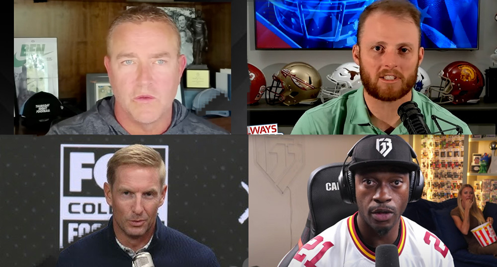 College football game analysts are in their podcaster era, owning the narrative day to day