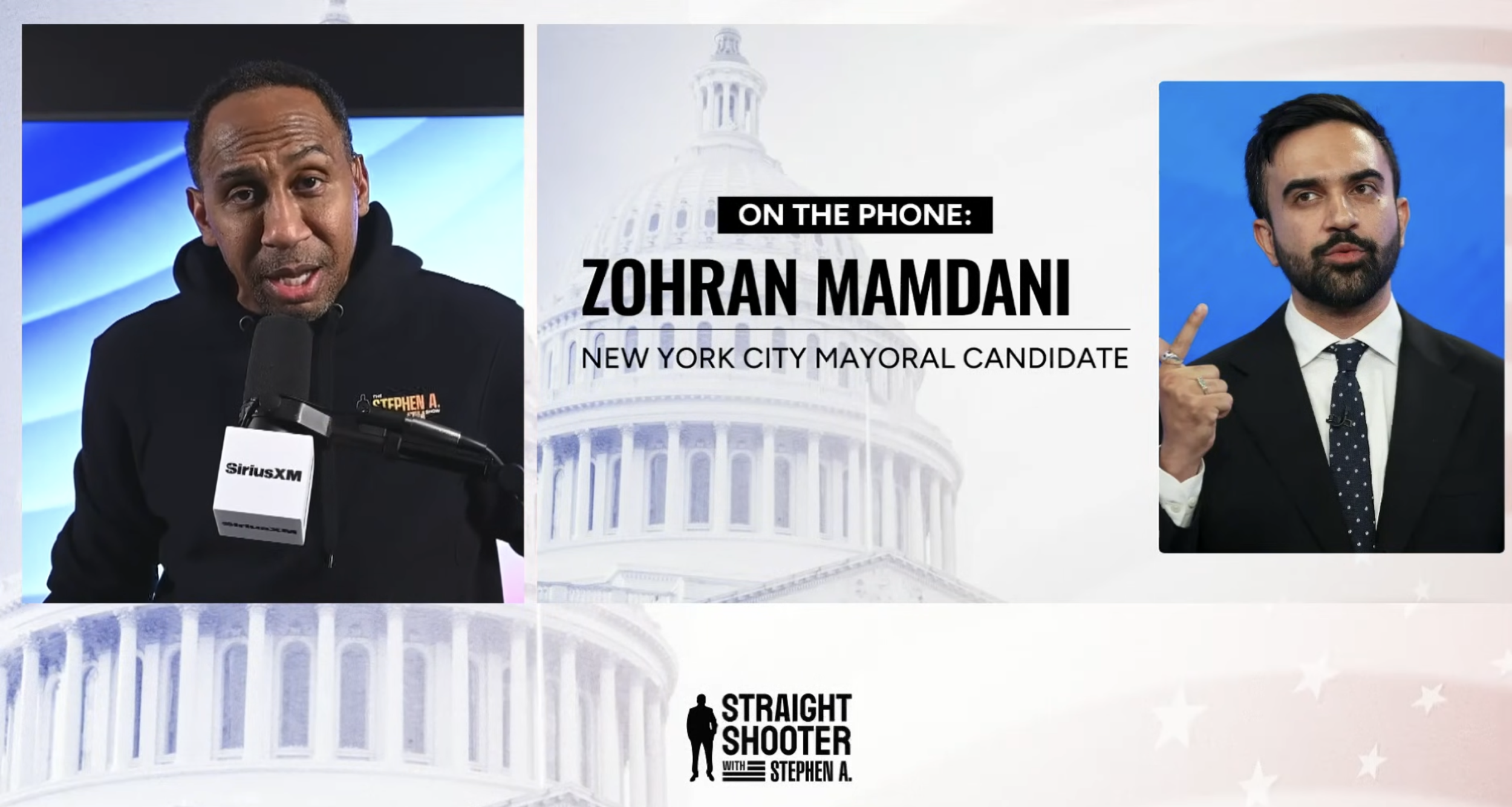 Zohran Mamdani calls in live to Stephen A. Smith’s SiriusXM show to rebut Andrew Cuomo