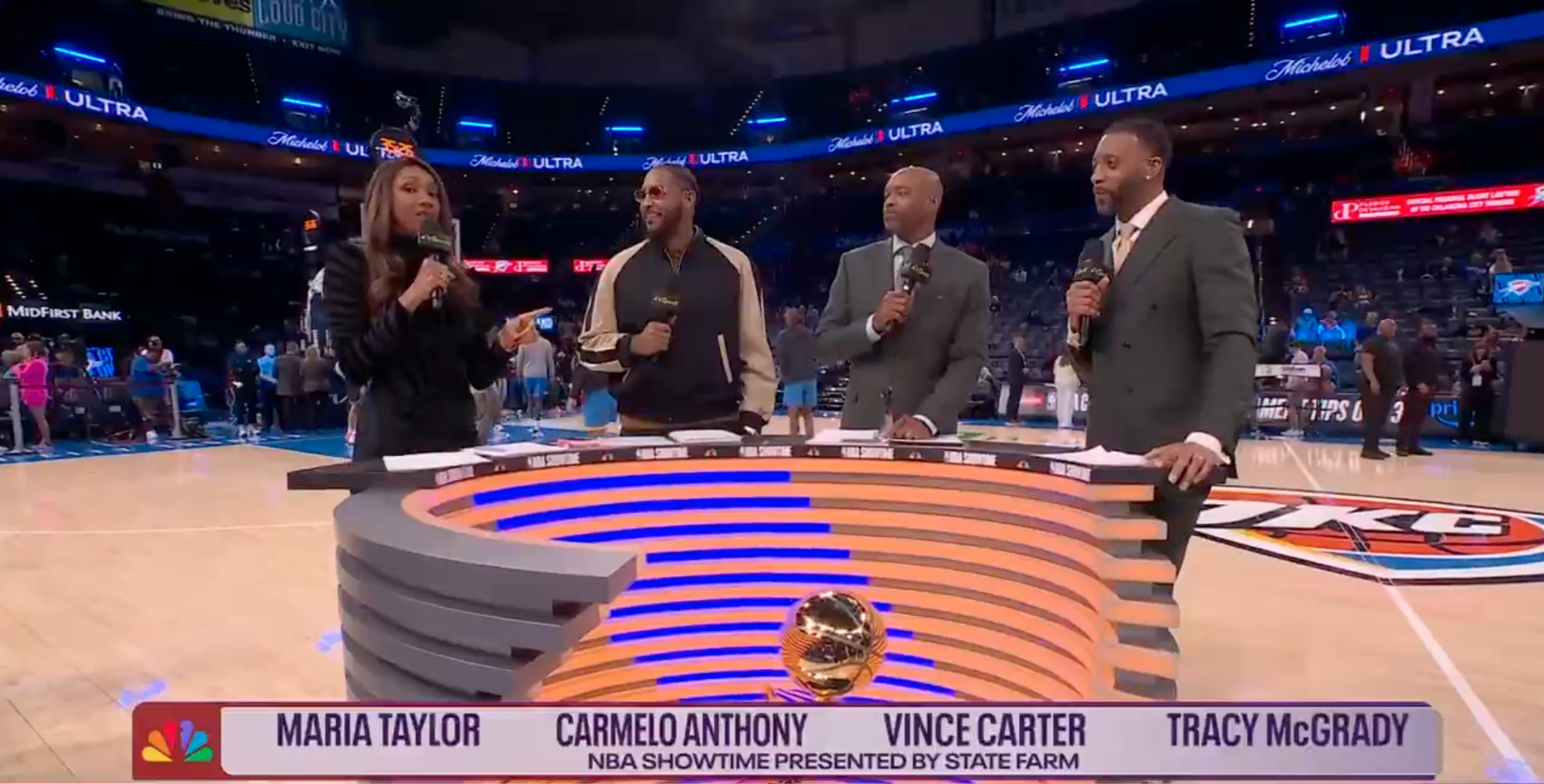 Debut of NBC’s new ‘NBA Showtime’ studio show underwhelms, saved by beloved production
