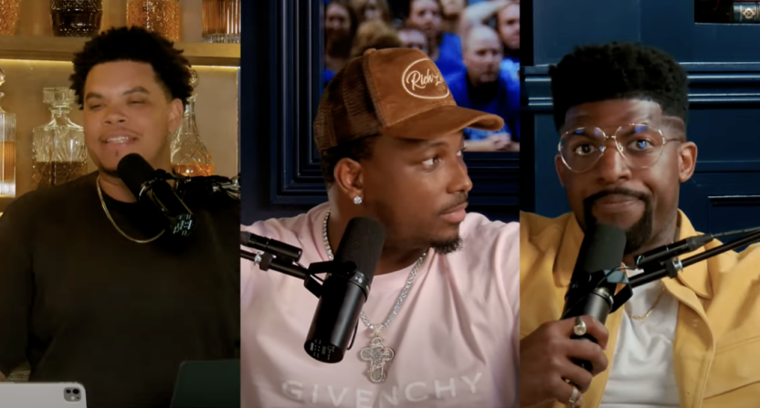 Emmanuel Acho and LeSean McCoy argue on Speakeasy