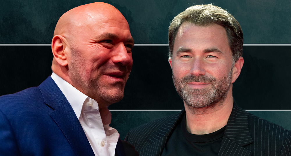 Eddie Hearn lays down gauntlet to Dana White: ‘Can’t lace my boots in boxing’