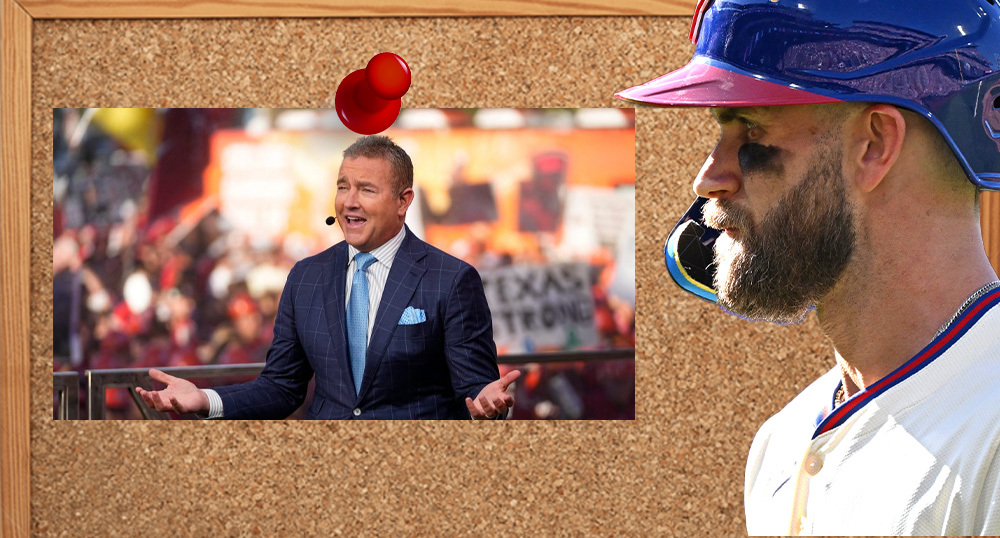 Kirk Herbstreit gives Phillies bulletin board material with Dodgers prediction