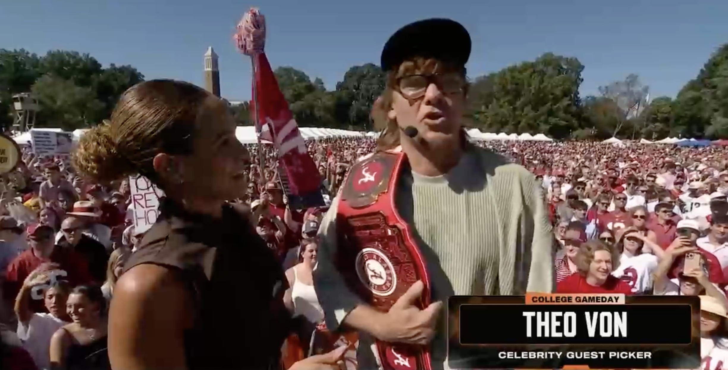 Jess Sims shuts down Theo Von on ‘College GameDay’