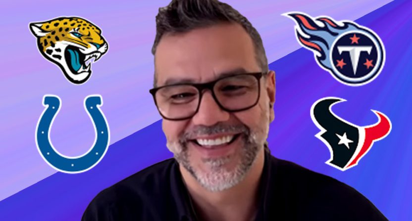 Appearing on 'The Dan Le Batard Sow with Stugotz,' CBS' Spero Dedes revealed his broadcast team's group chat is called 'AFC South crew.'