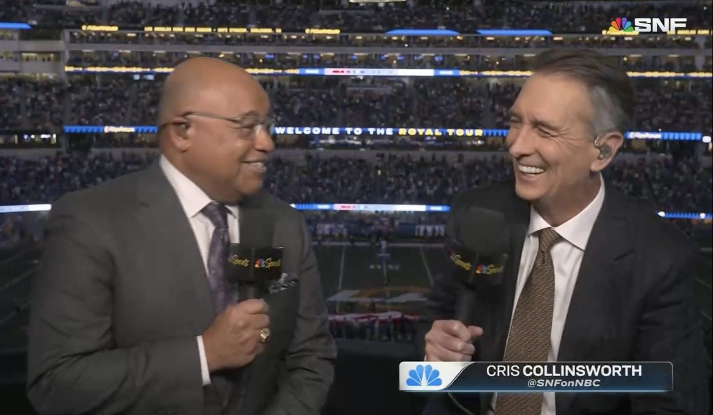 Cris Collinsworth slide returns to celebrate 500th broadcast