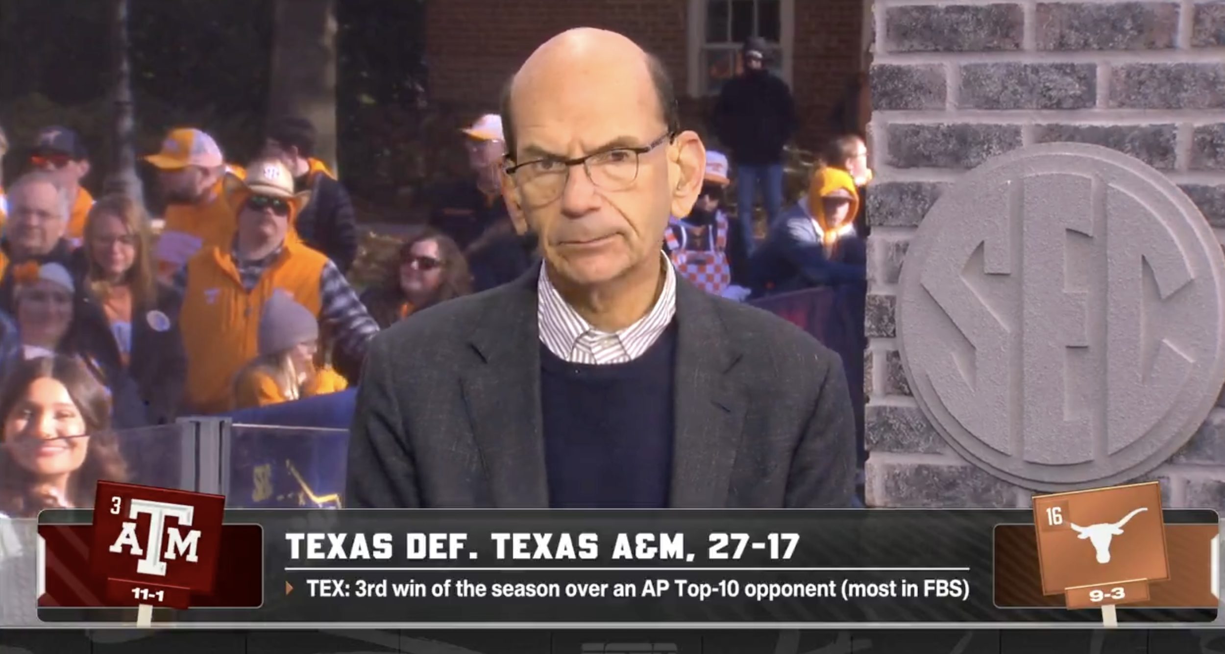 Paul Finebaum says Texas belongs in CFP, shouldn’t be ‘penalized for doing the right thing’