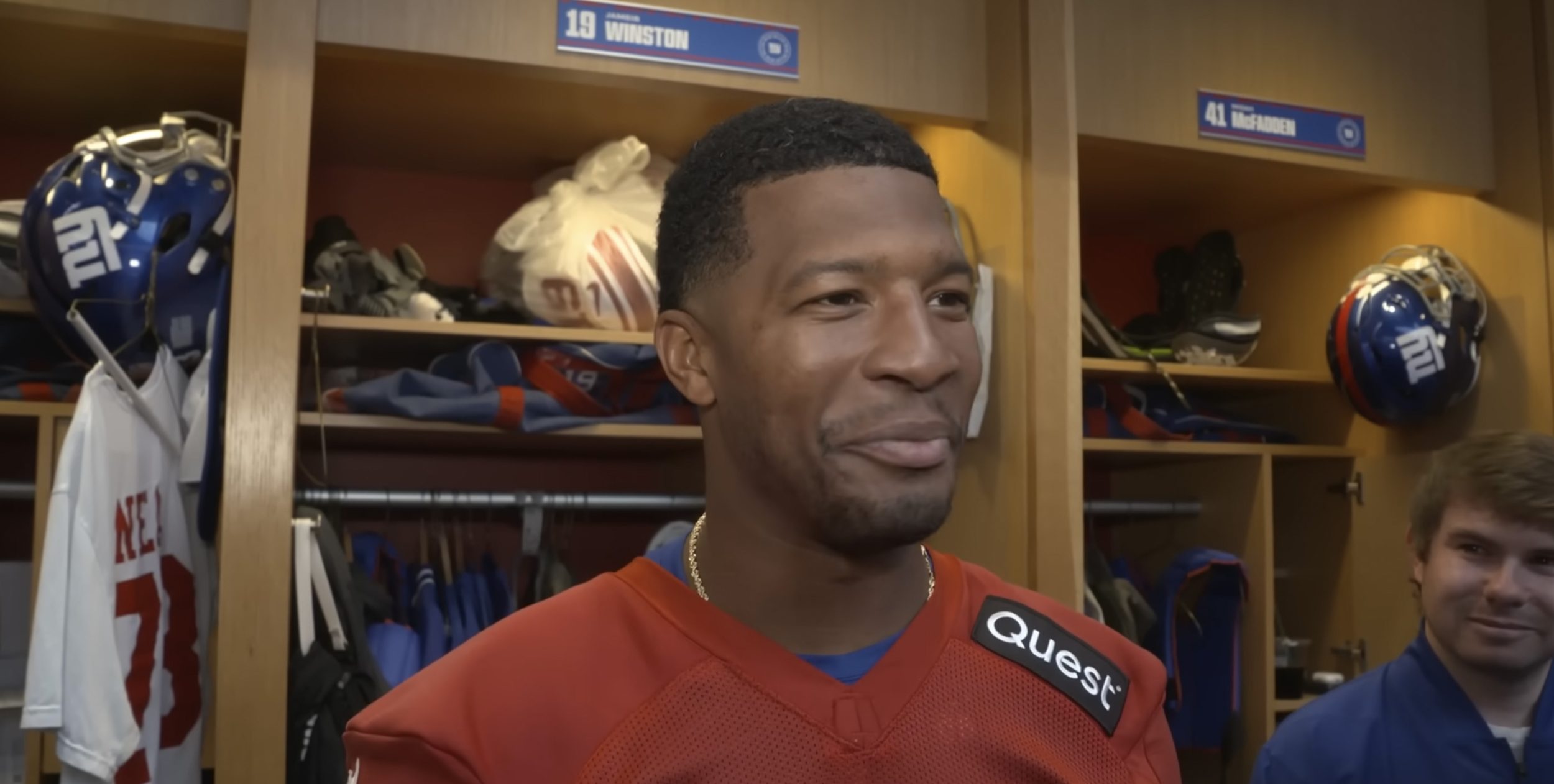 Jameis Winston calls out reporter for not listening during media scrum