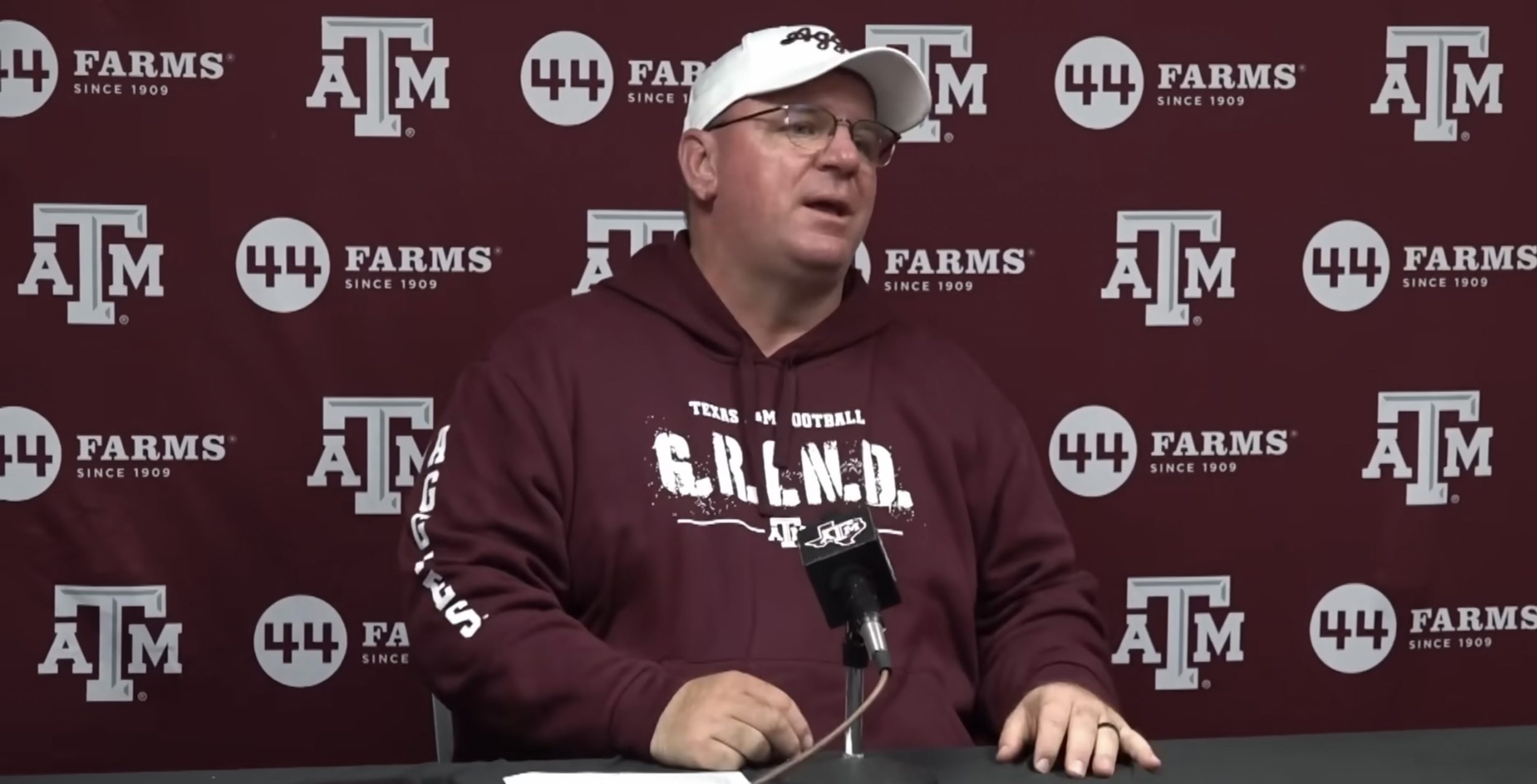 Mike Elko snaps as Texas celebrations disrupt presser