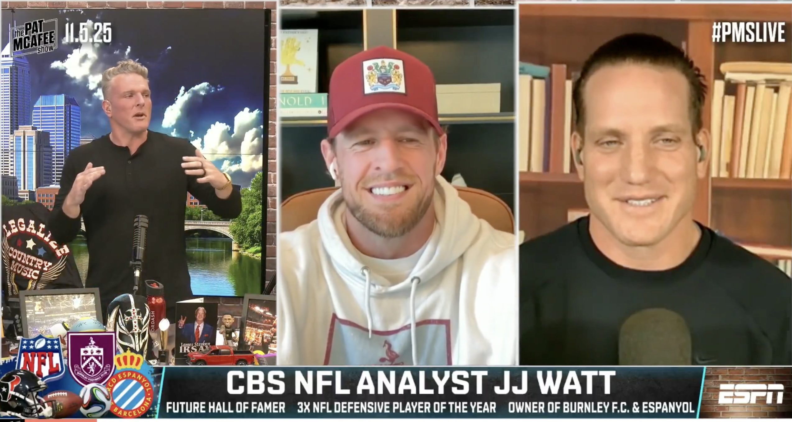 Pat McAfee clarifies ESPN management, not talent, to blame for YouTube TV social media campaign