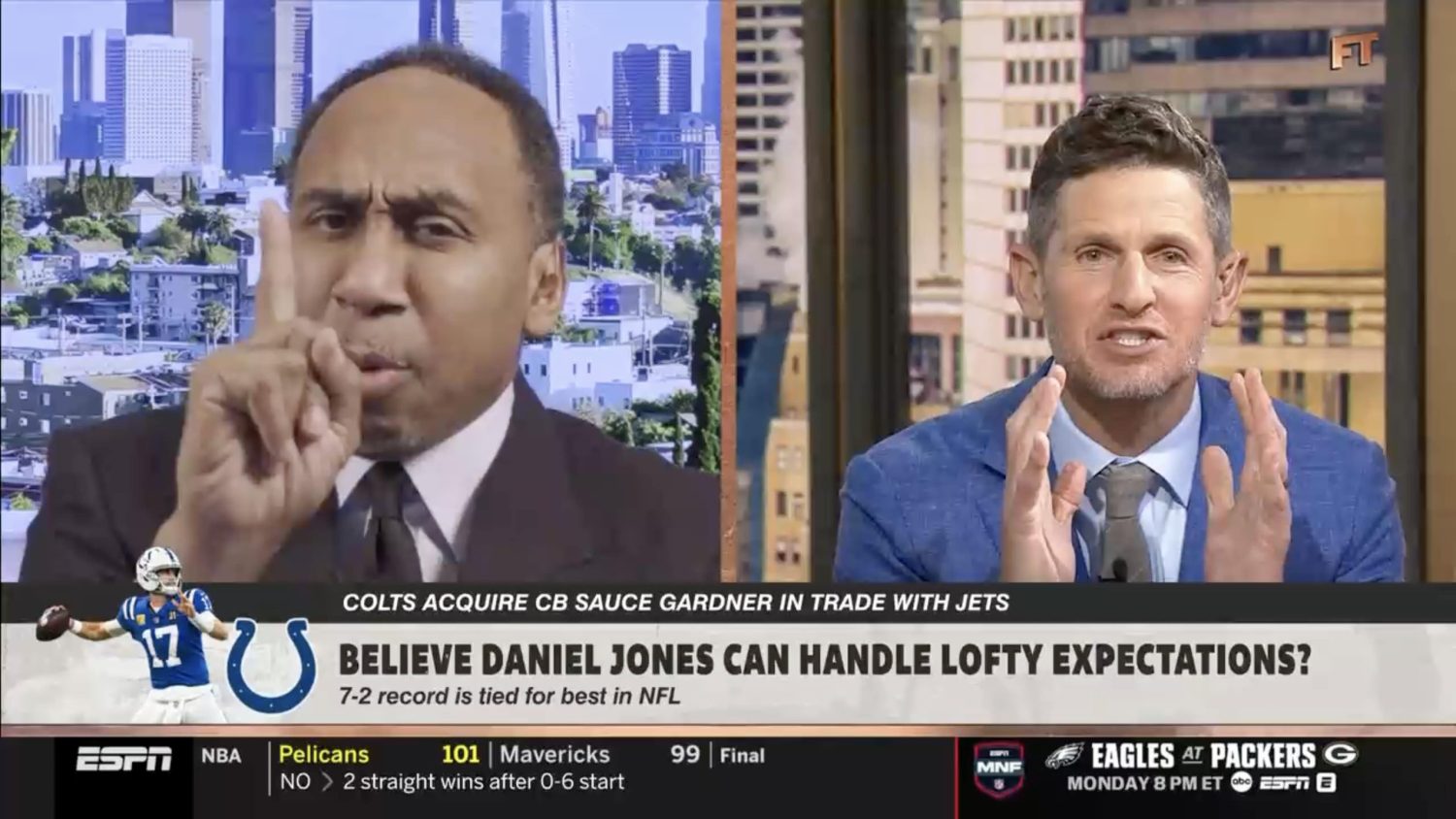 Dan Orlovsky calls Stephen A. Smith out for not taking a stance on Daniel Jones
