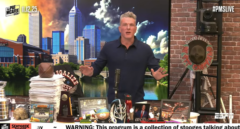 Pat McAfee opened Wednesday's episode of his show by addressing those who were critical of his interview with President Donald Trump.