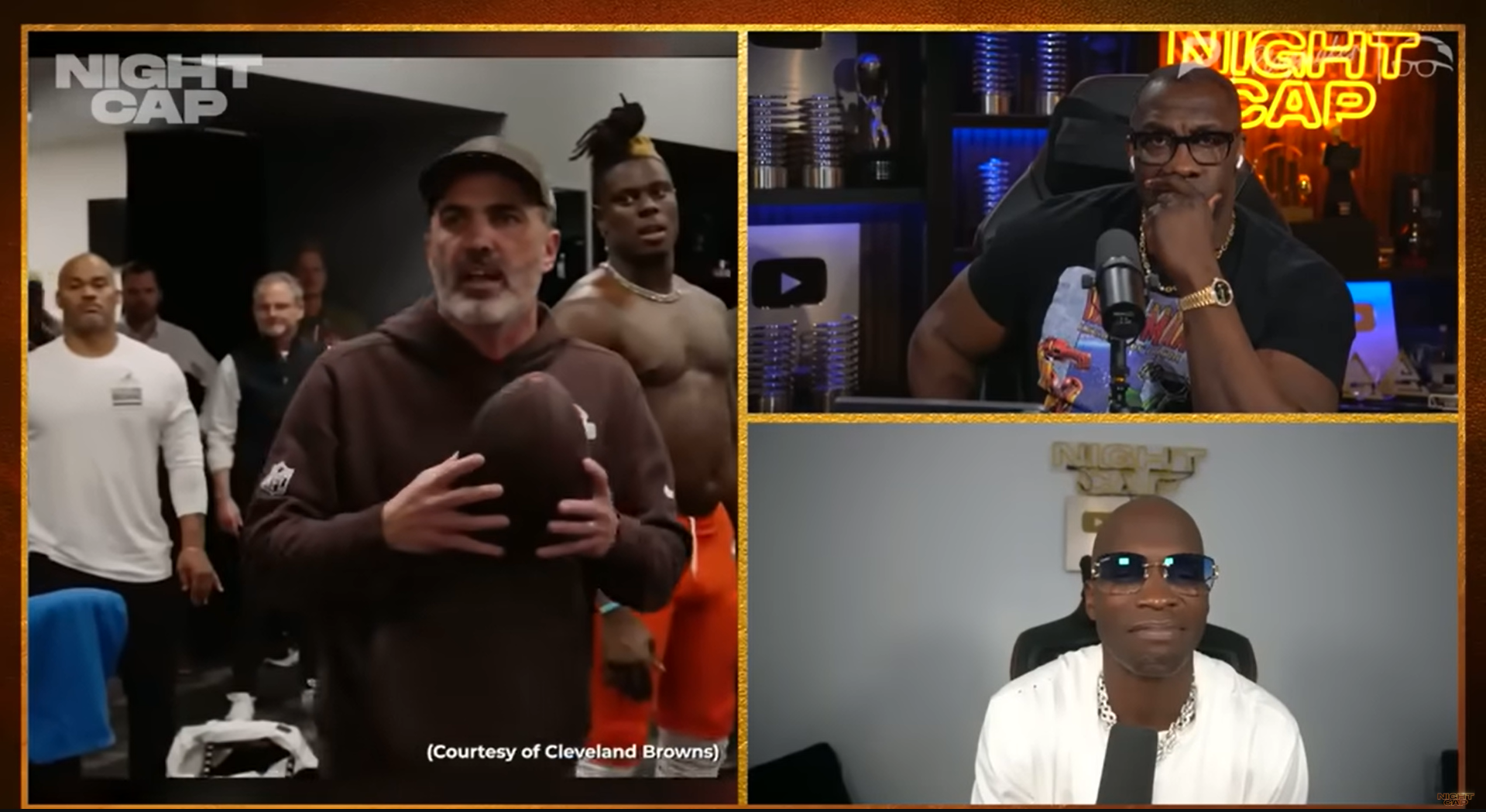 Shannon Sharpe and Chad Johnson outraged Kevin Stefanski didn’t give Shedeur Sanders game ball