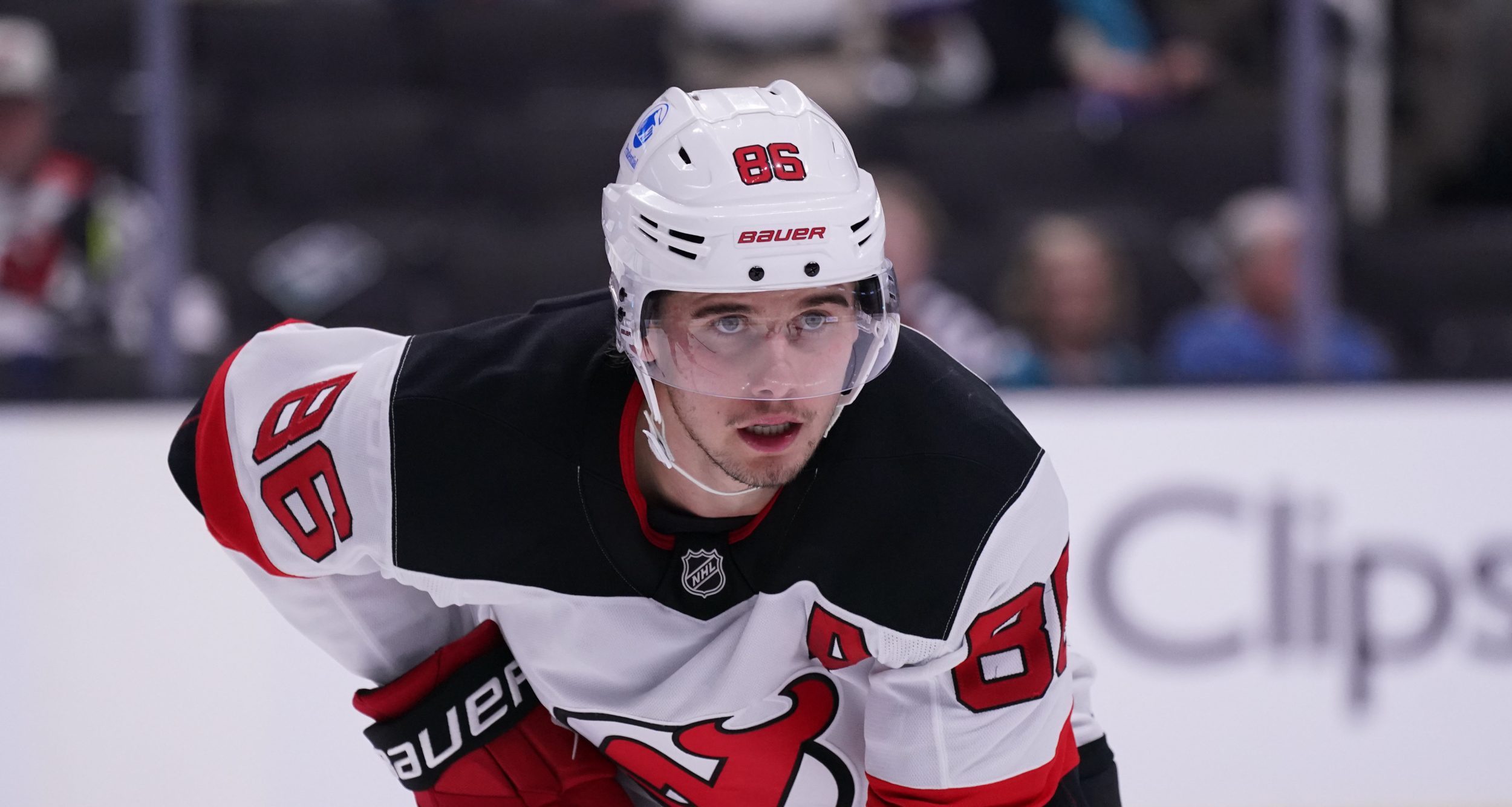 Devils star Jack Hughes injured at dinner with Barstool’s Frank the Tank