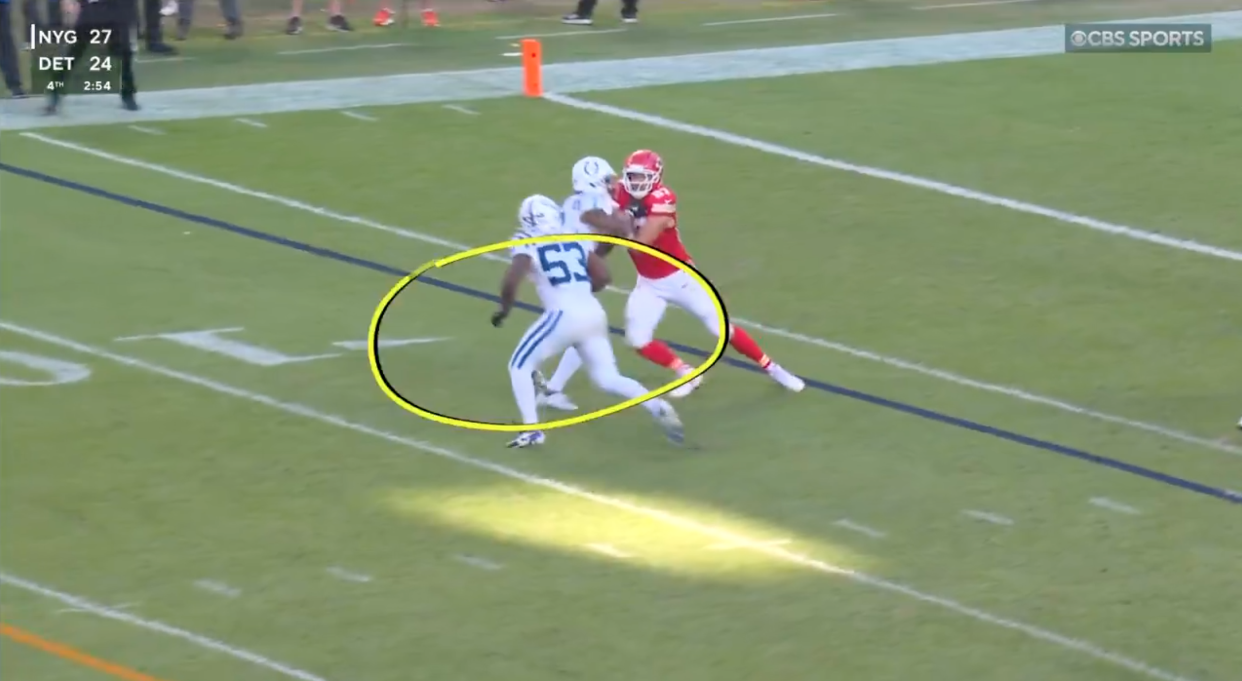 Tony Romo calls 4th quarter OPI on Travis Kelce ‘worst call’ of NFL season