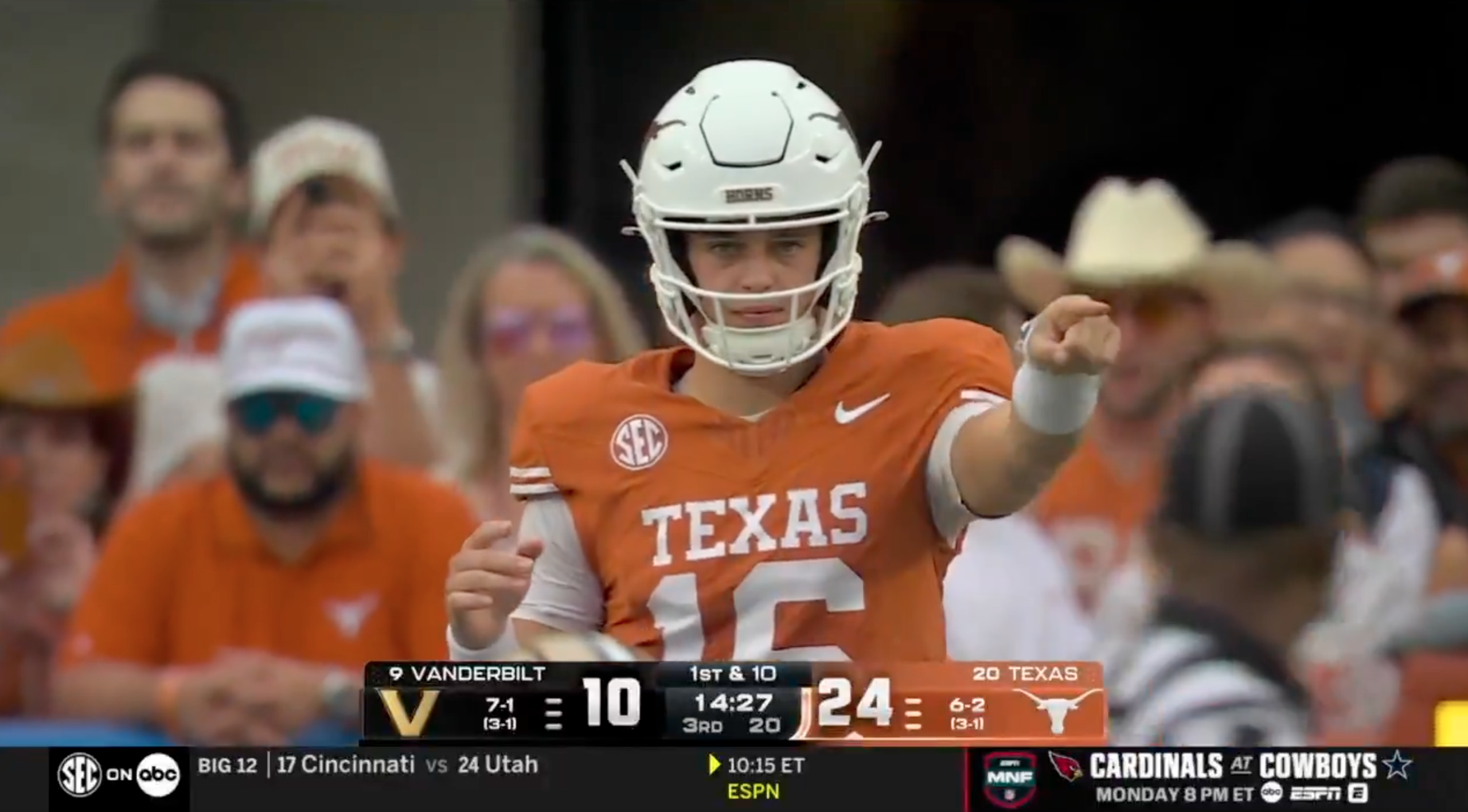 ABC broadcast eagerly relaunches Arch Manning’s Heisman campaign