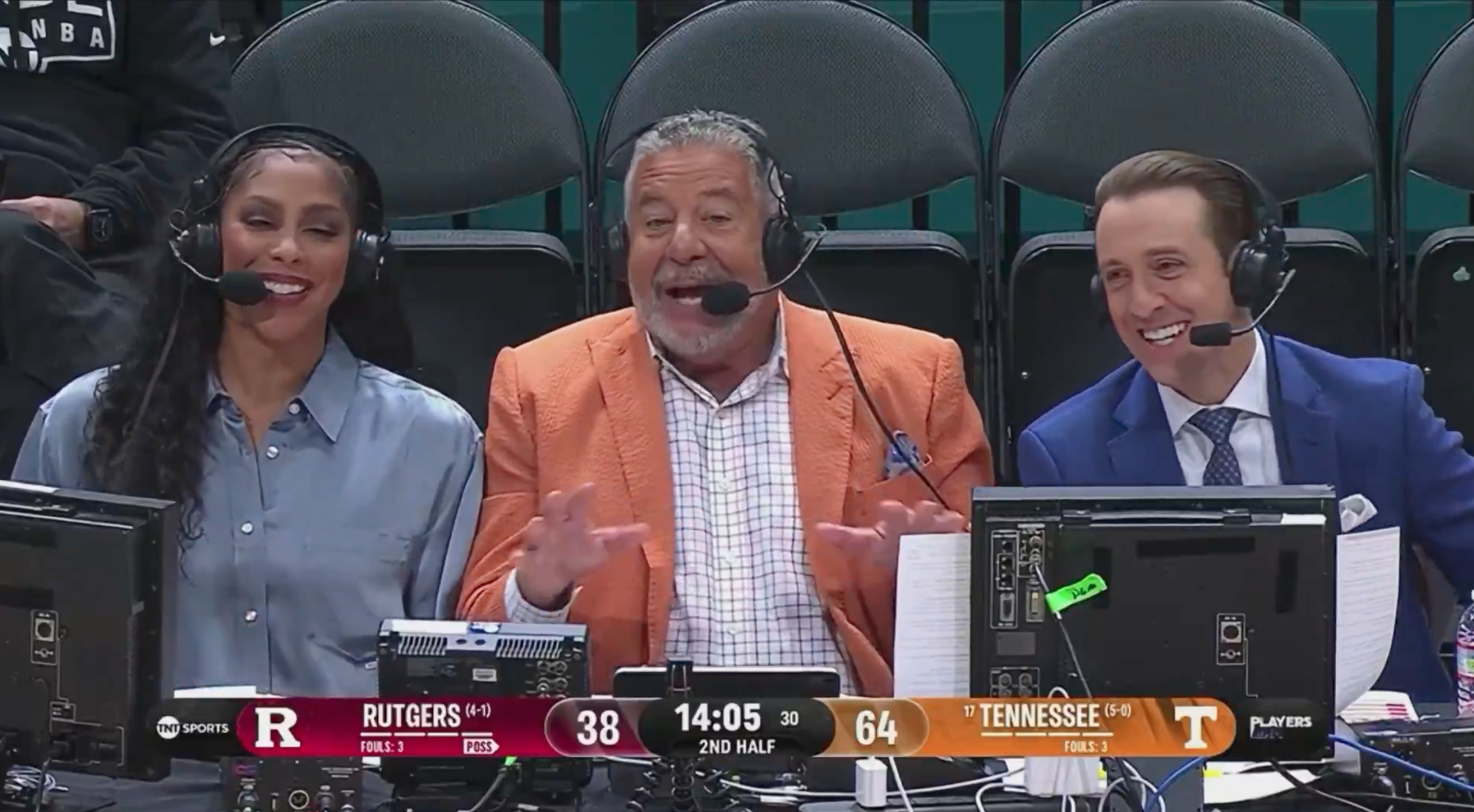 Bruce Pearl, Candace Parker share awkward on-air moment about Parker’s dating history at Tennessee