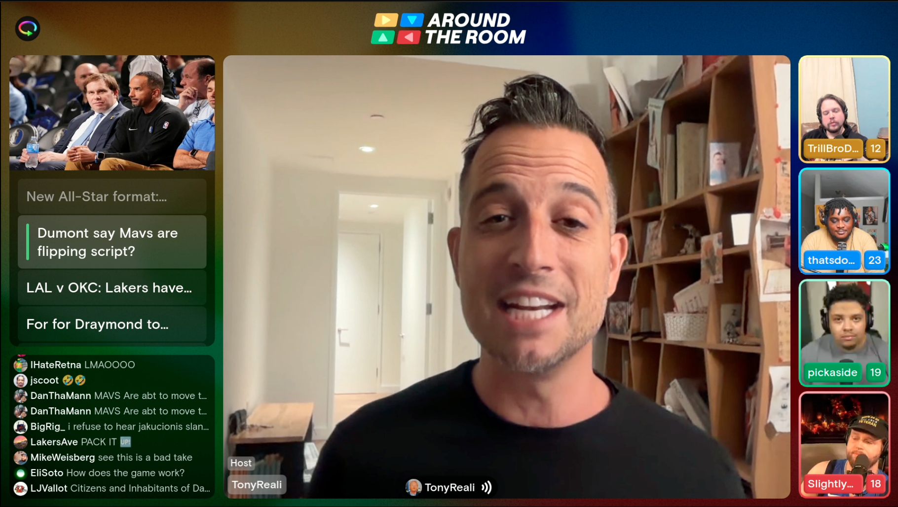 Tony Reali recreates ‘Around the Horn’ with sports content creators