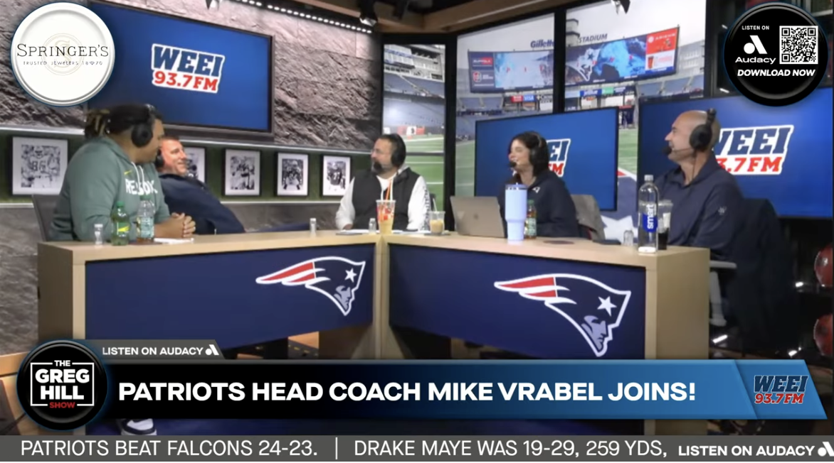 Mike Vrabel calls out Boston radio host’s ‘little smirk’ while questioning Patriots’ success