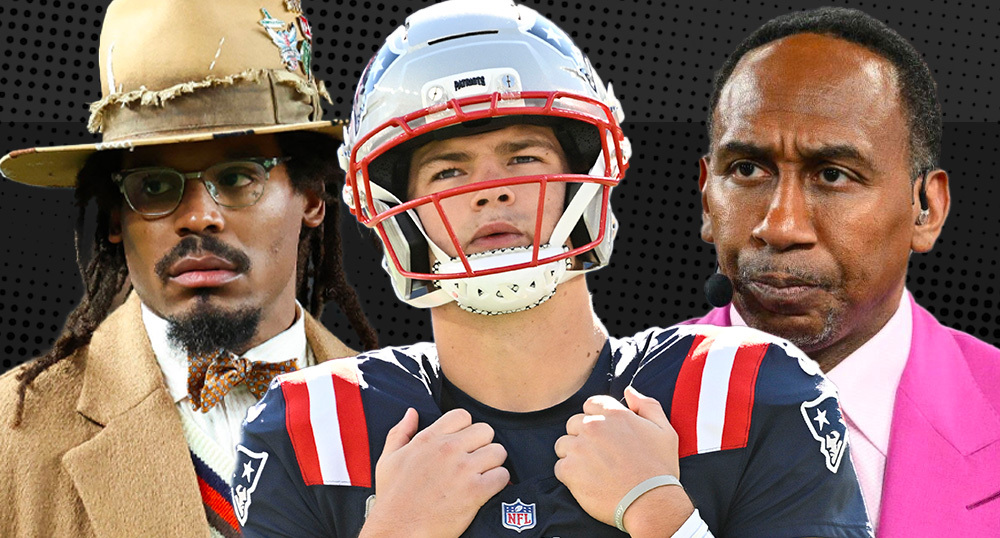 Stephen A. Smith accuses Drake Maye of lying about Cam Newton