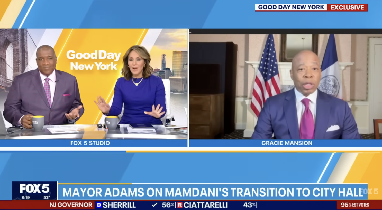 Curt Menefee Eric Adams Good Day New York