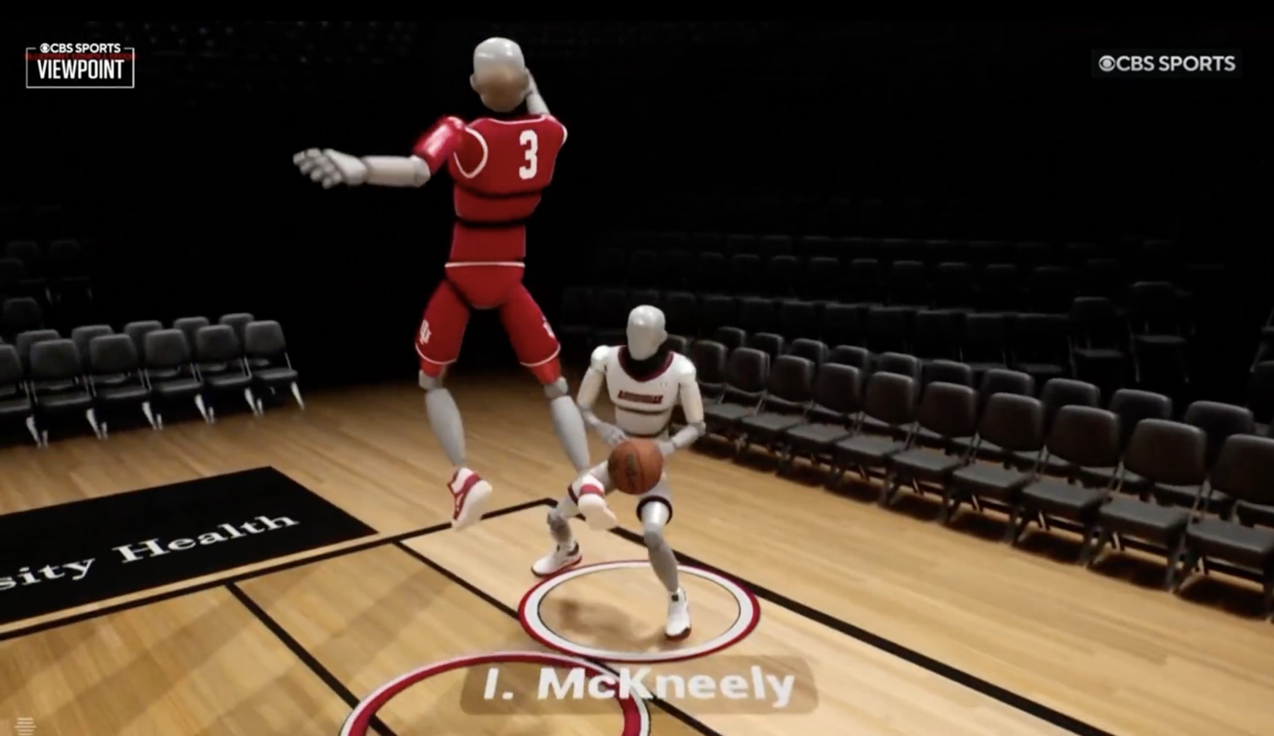 CBS Sports debuts 'CBS Viewpoint' on the Indiana-Louisville men's college basketball broadcast. Photo Credit: CBS