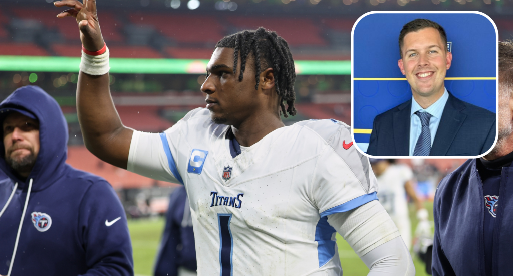 Will Boling has been removed from the Tennessee Titans' team charter after sharing a story about Cam Ward from last Sunday's flight.