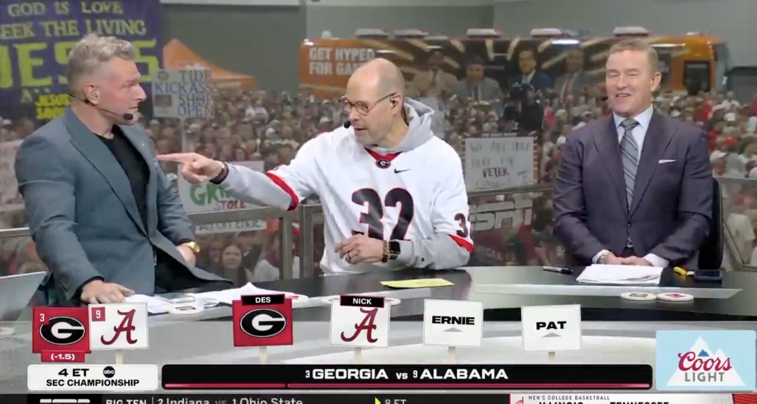 Ernie Johnson on GameDay