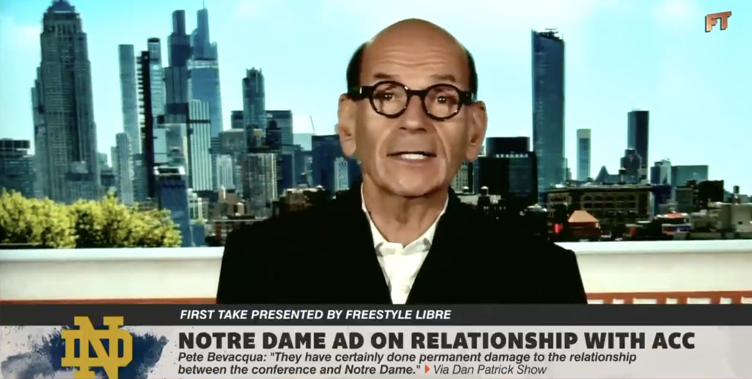 Paul Finebaum insists no one watches Notre Dame on NBC