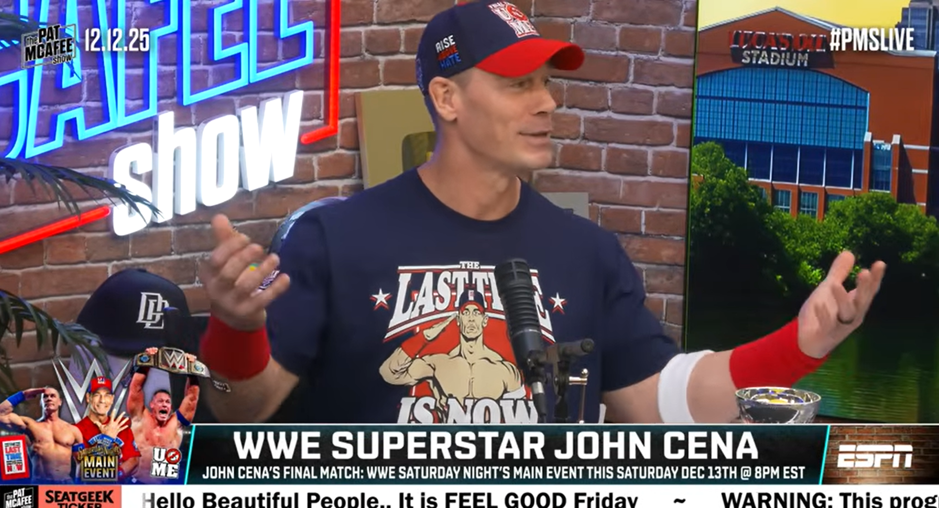John Cena denies report his final match could open show: ‘That is Pizzagate, homie’