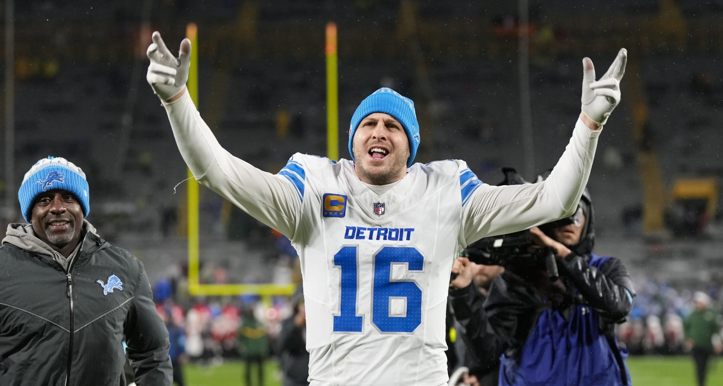 Jared Goff would prefer to move on from discussing Rams-Lions trade: ‘We’re still talking about it?’