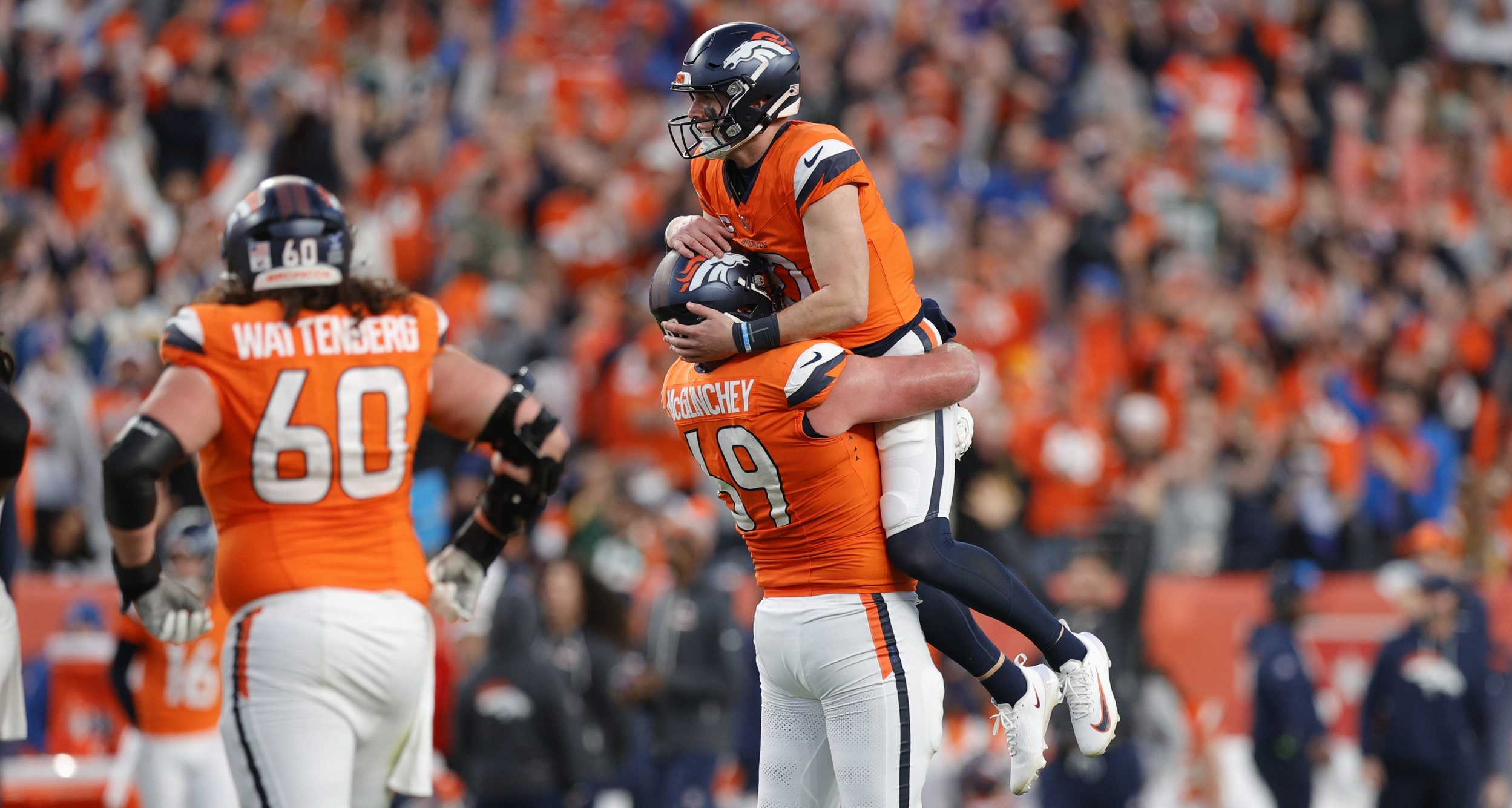 Denver Broncos quarterback Bo Nix