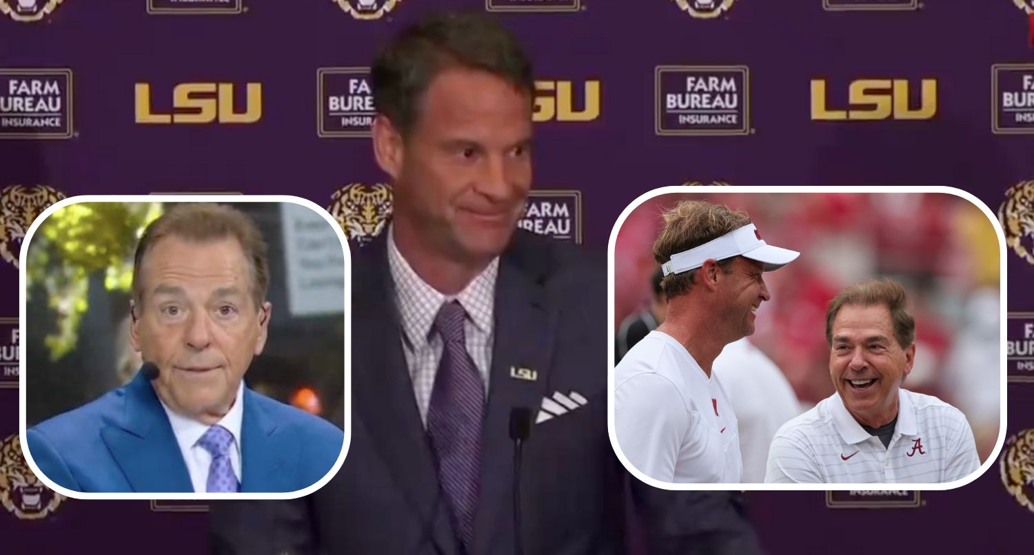 Lane Kiffin and Nick Saban