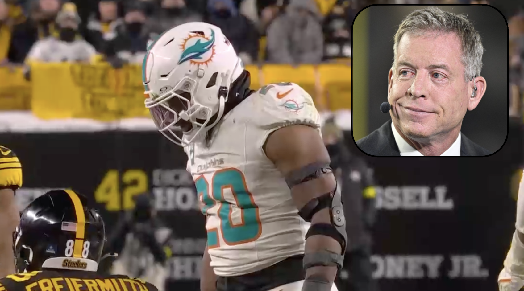 Troy Aikman Dolphins taunting