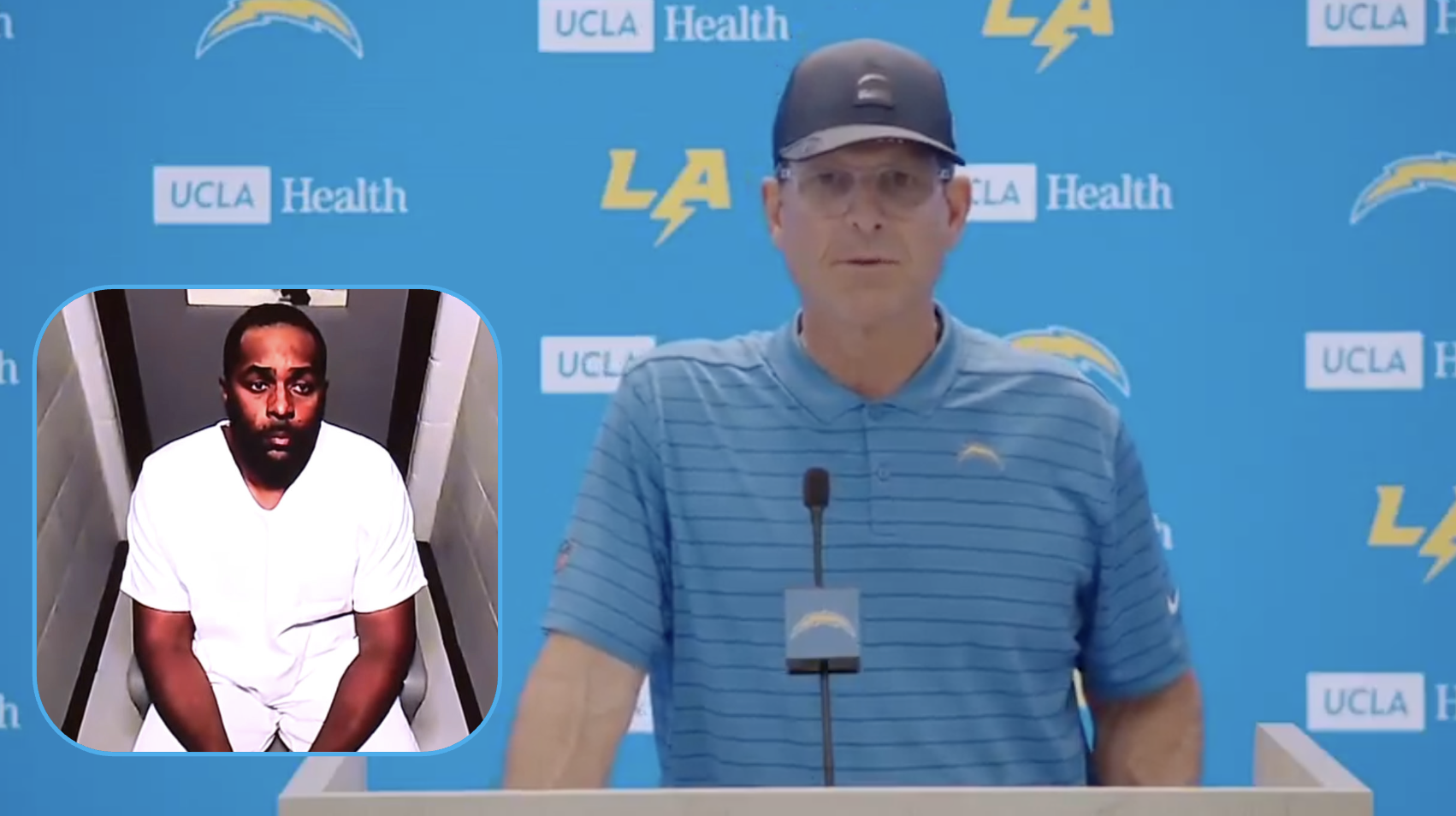 Jim Harbaugh addresses Sherrone Moore firing, arrest