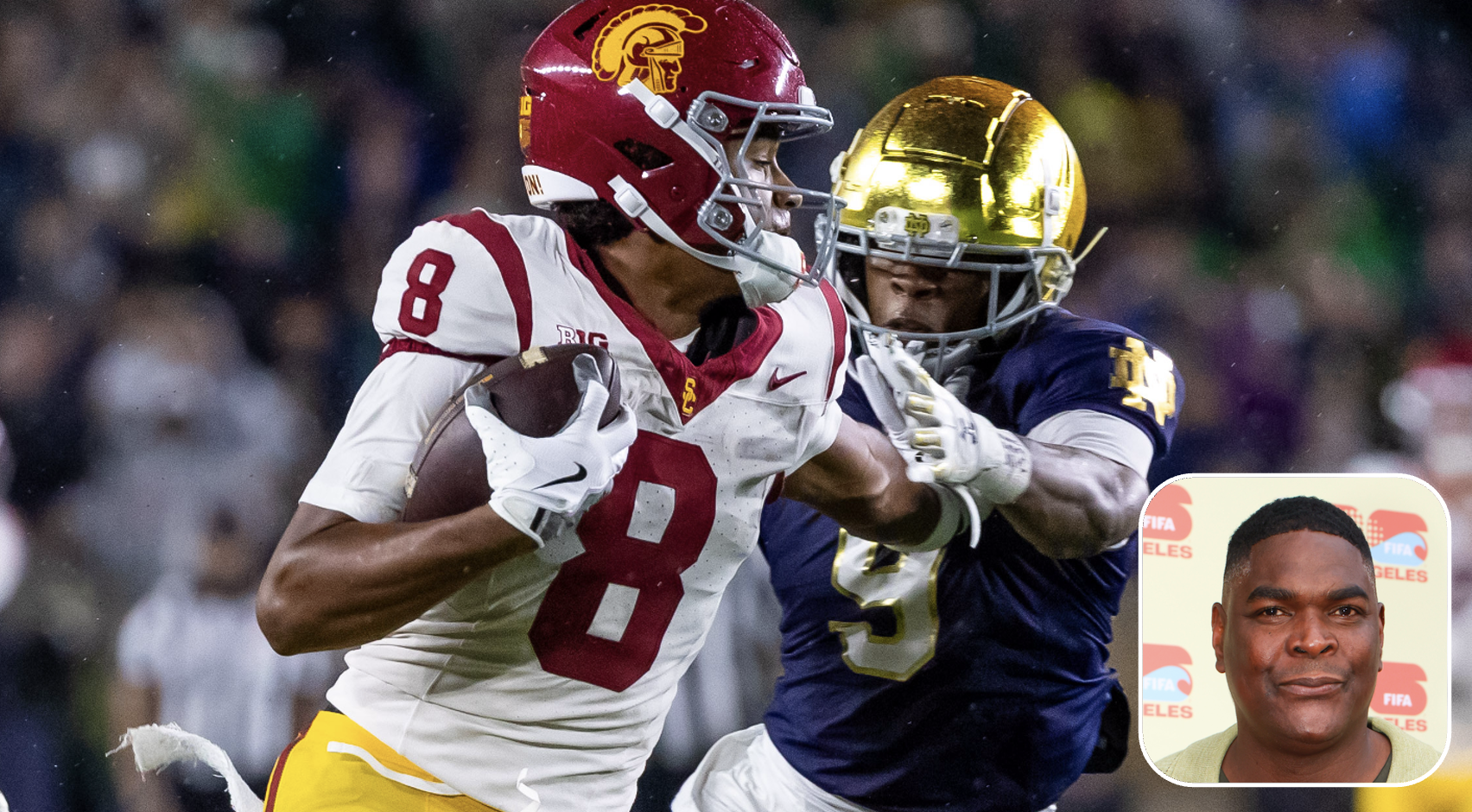 Keyshawn Johnson Notre Dame USC