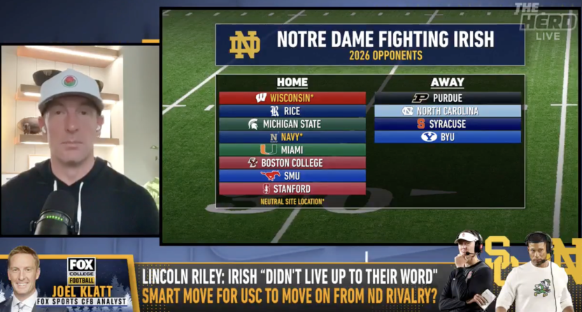 Joel Klatt Herd Notre Dame