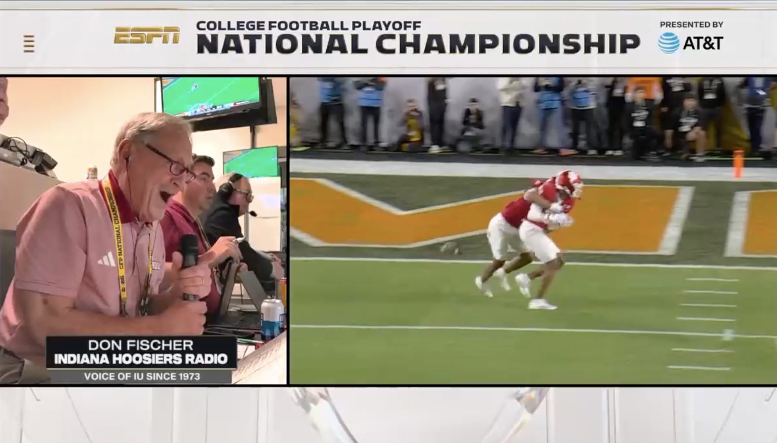 Listen to TV and radio calls of Indiana winning the CFP National Championship