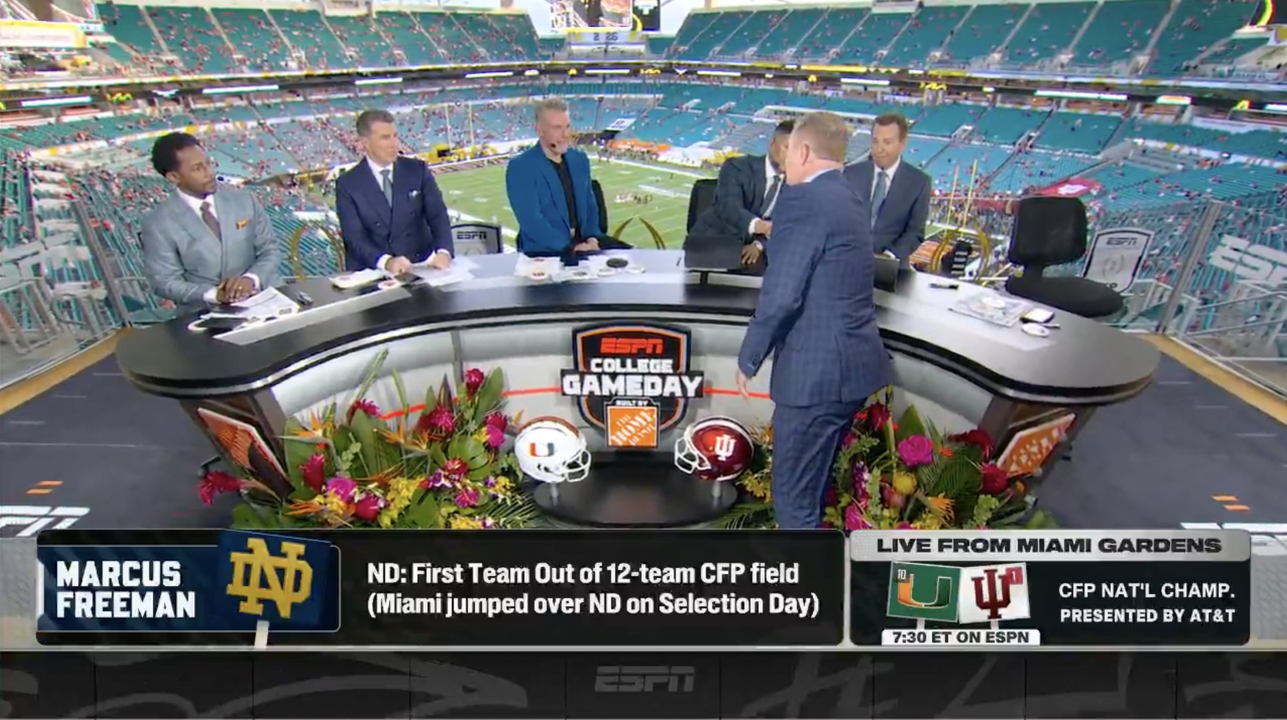 Kirk Herbstreit appreciates Marcus Freeman’s response to Notre Dame CFP snub
