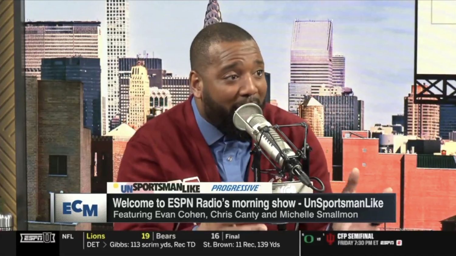 Chris Canty questions kickers on ESPN Radio show