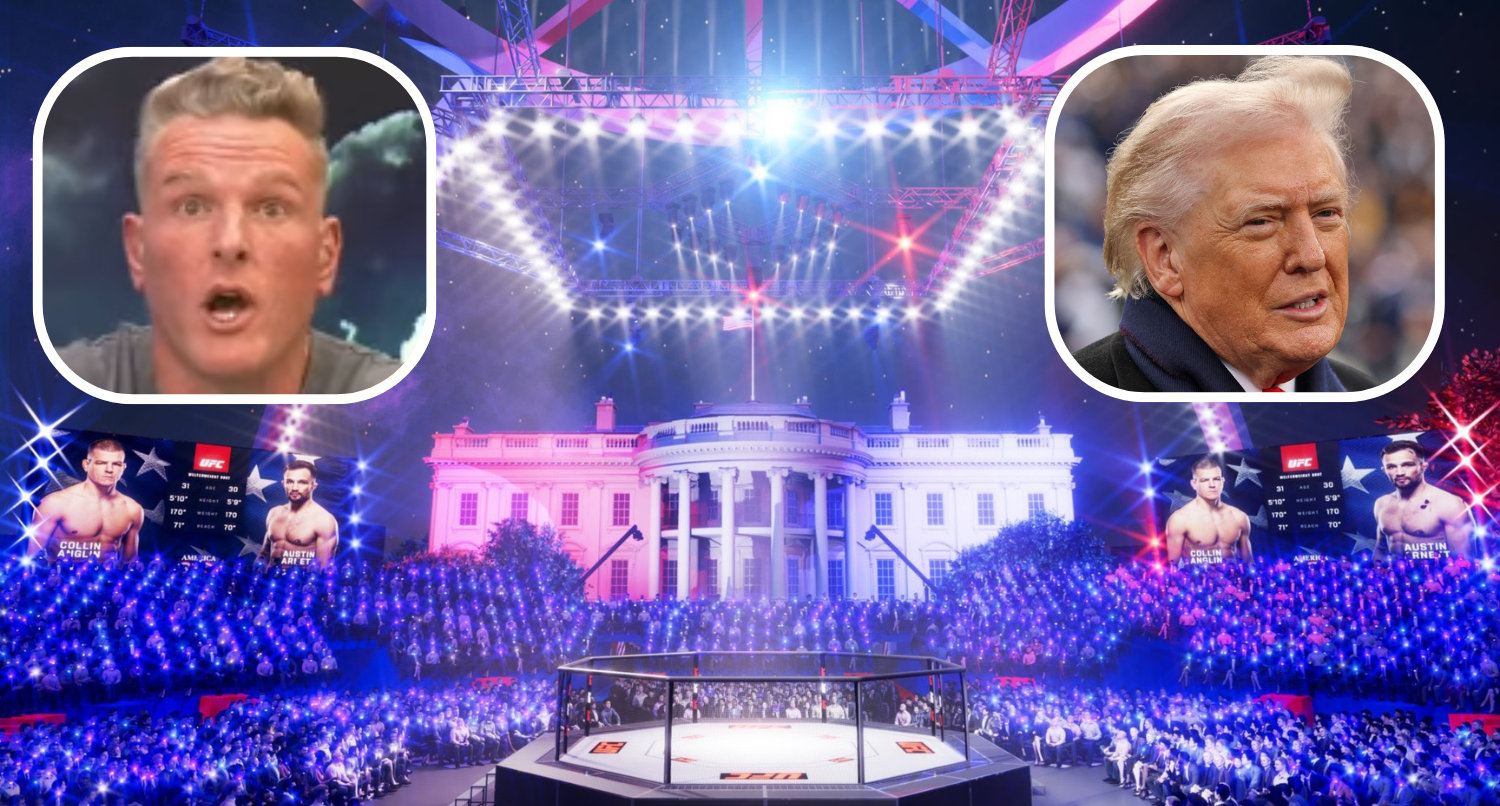 Pat McAfee got approval from Donald Trump to broadcast live from White House for UFC card