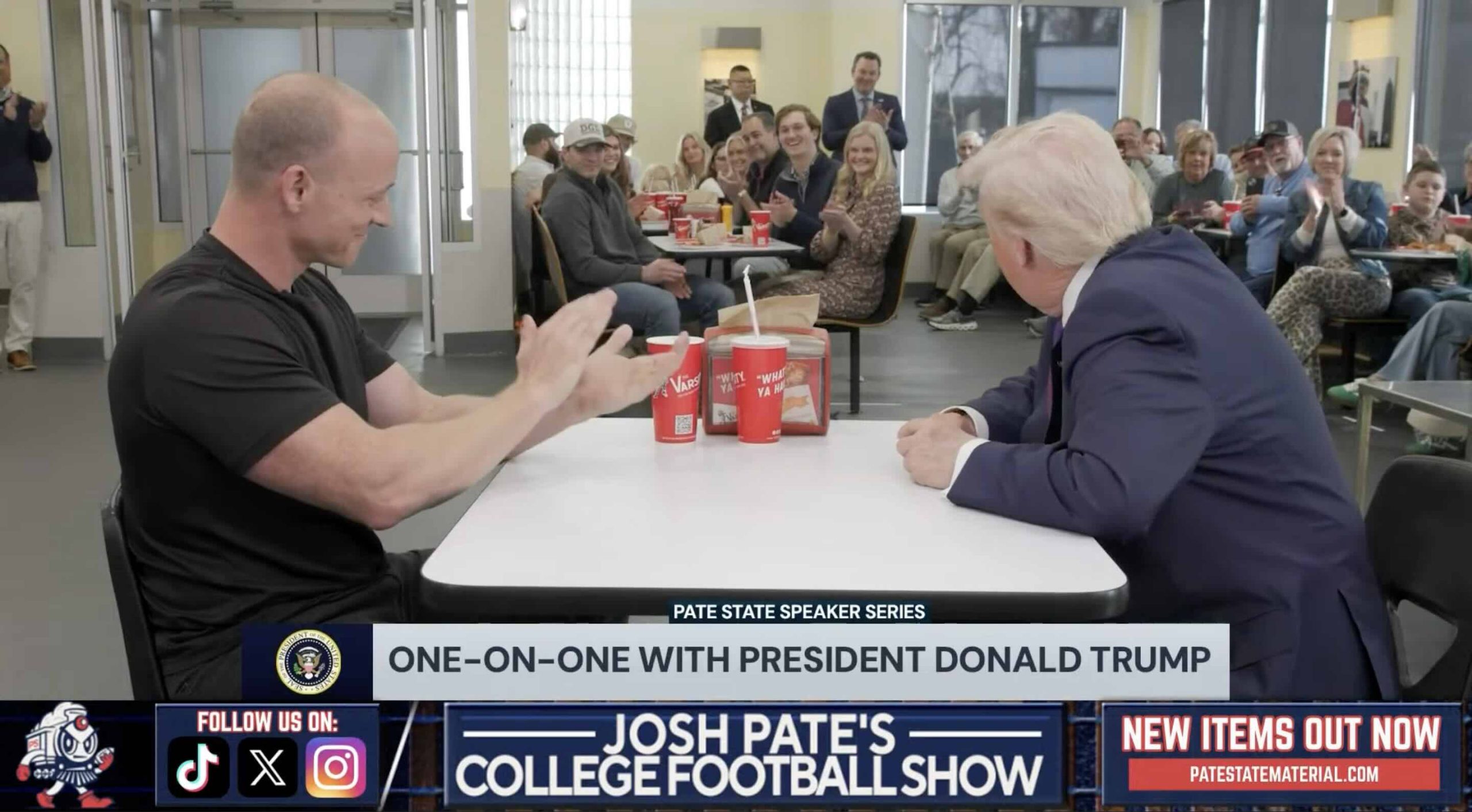 Donald Trump and Josh Pate