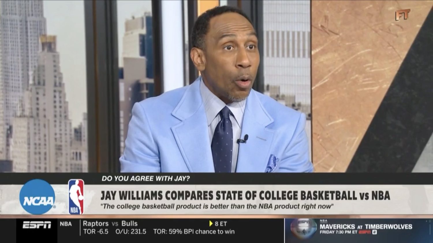 Stephen A. Smith: College basketball ‘more compelling’ than NBA