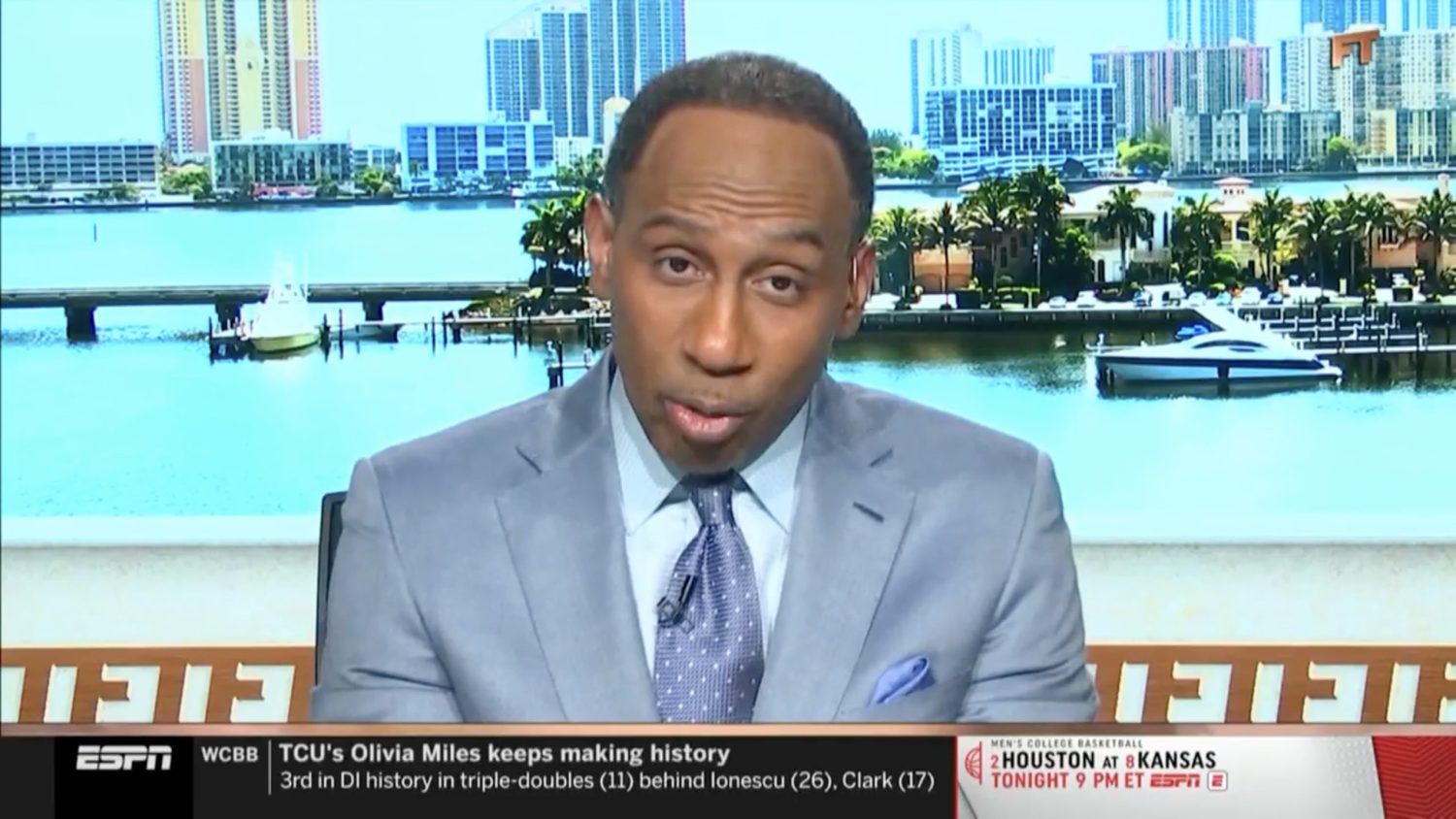 Stephen A. Smith speaks about LeBron James