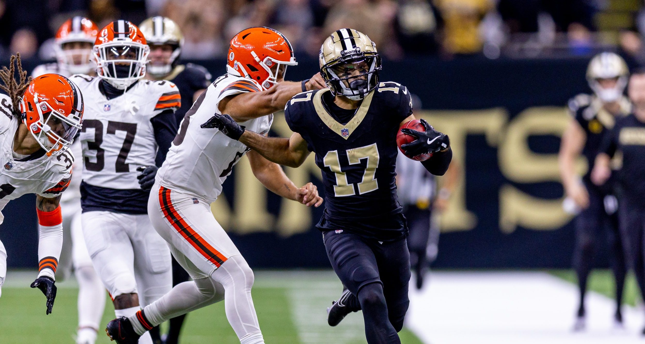 New Orleans Saints wide receiver Dante Pettis