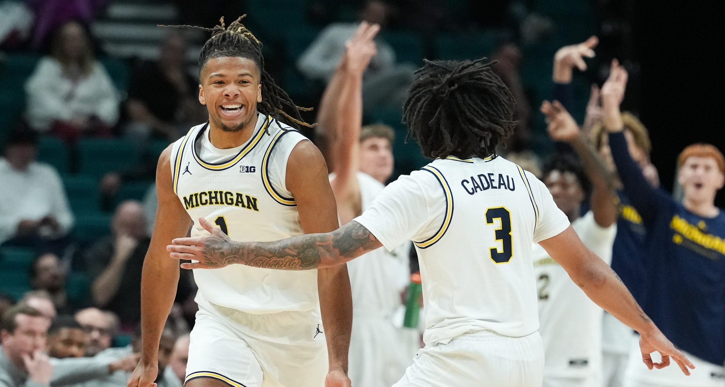 Michigan Wolverines guard Trey McKenney