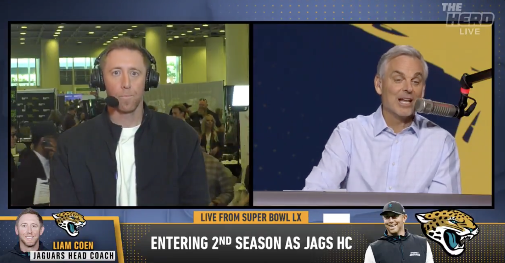 Colin Cowherd Liam Coen