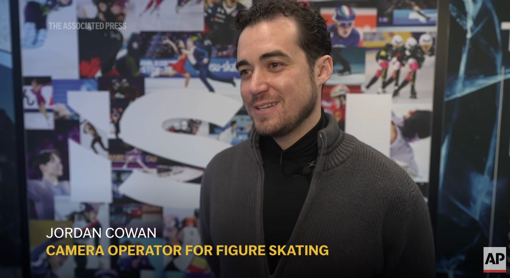 Jordan Cowan Olympic figure skating cameraman