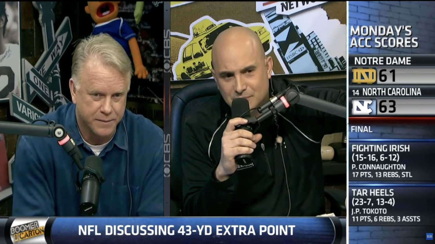 Is Boomer Esiason reuniting with Craig Carton? Here's what Chris Oliveria said - cover