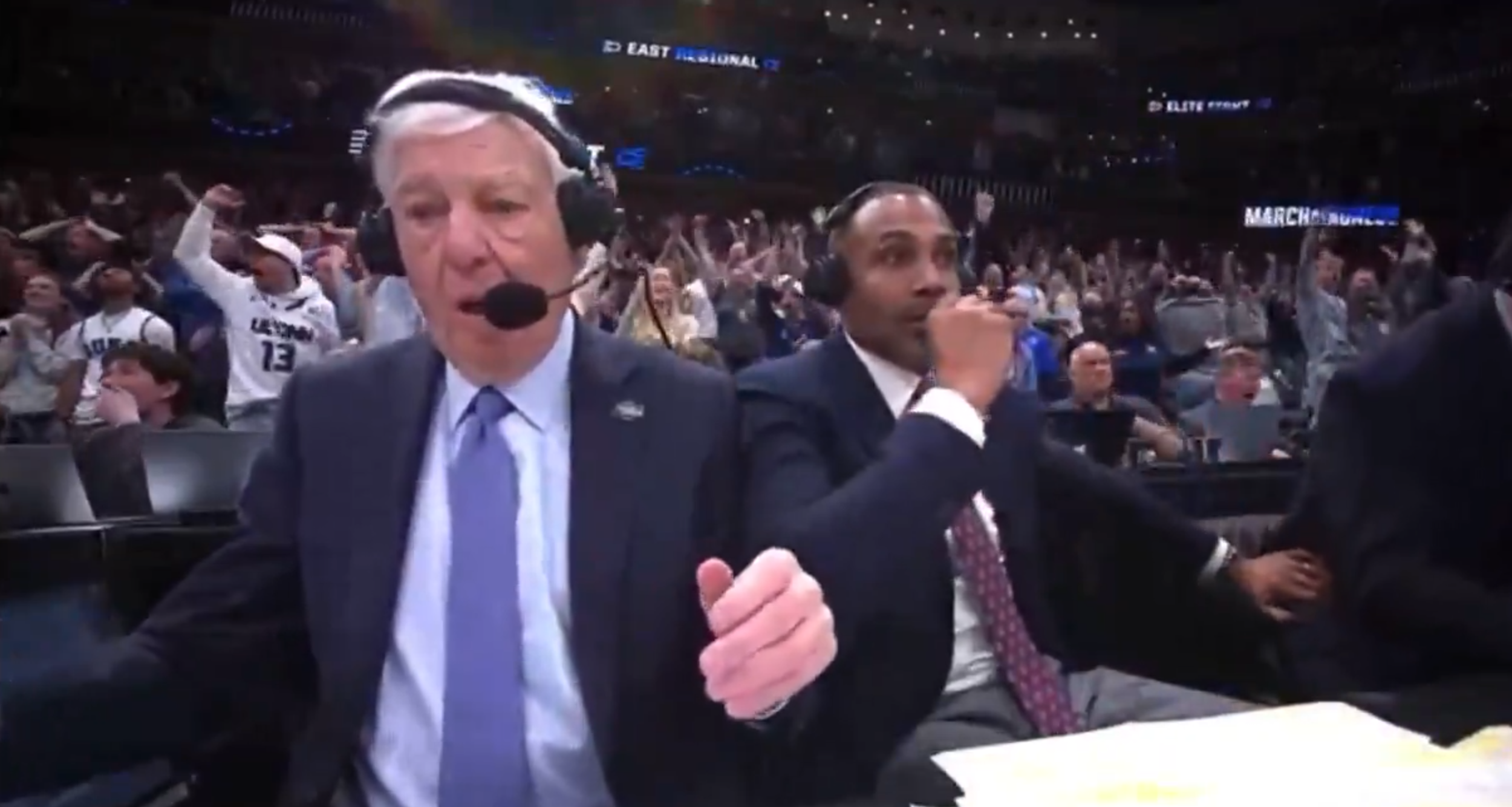 Grant Hill and Bill Raftery