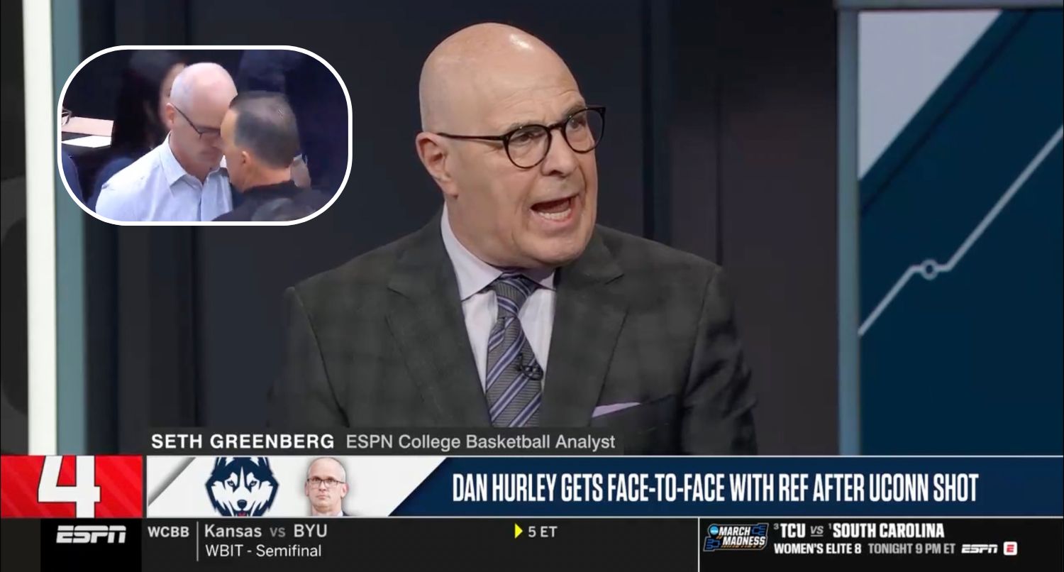 ESPN's Seth Greenberg talks about UConn head coach Dan Hurley on SportsCenter. Credit: ESPN; NCAA March Madness